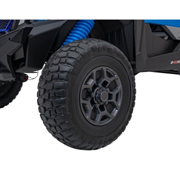 Duży Buggy dla dzieci UTV X3 Off-Road 2-osobowy 4 x 200W Niebieski BBH-028.NIE